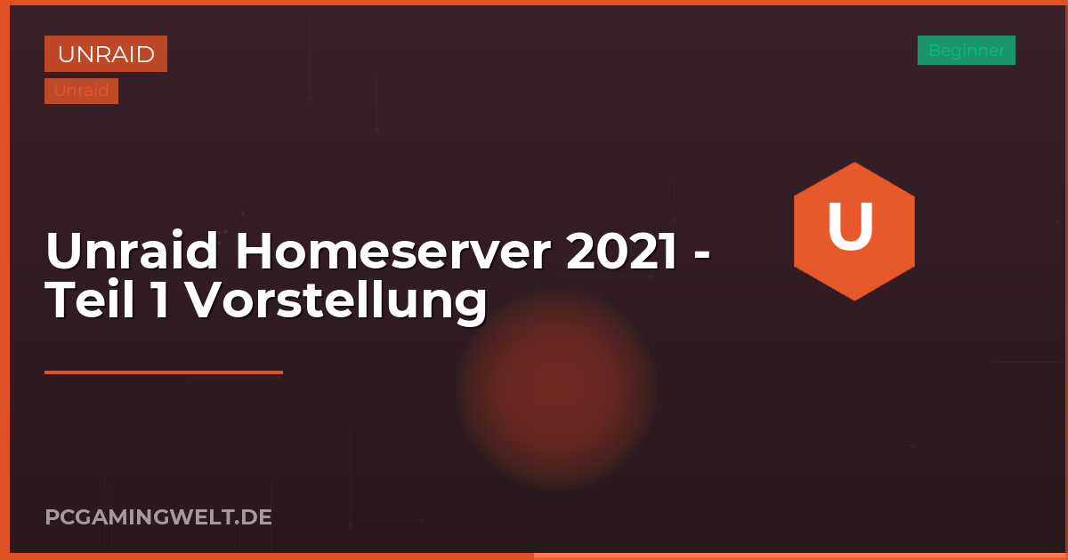 Unraid Homeserver 2021 - Teil 1 Vorstellung